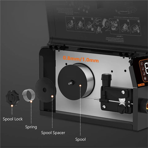 Internal components of All In One 3 In 1 Semi Automatic Welding Machine For MMA MIG Lift TIG Inverter Non Gas Welder HVM200