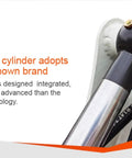 Close-up of boom cylinder on Compact Hydraulic Digger For Trenching And Pipe Installations showing advanced integration design.