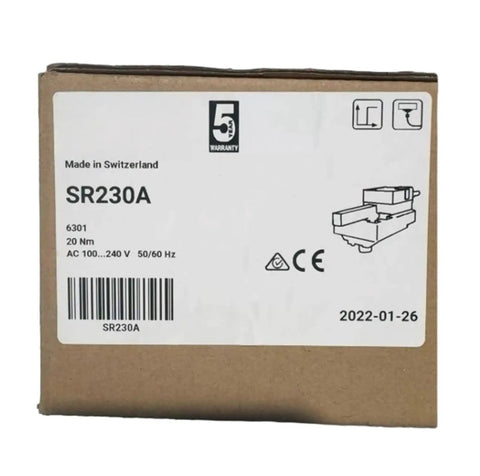 Factory Sealed Top Shelf Rock Solid Rotary Damper Actuator Electric HVAC Zone Controller SR230A Smooth Rotation Dead On Accuracy No Sweat Install Heavy Duty