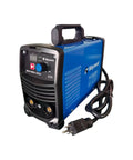 200A Portable MMA Stick Welder 110V Inverter With Digital Display shown with blue casing and power cord