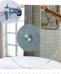 Dope Tempered Glass Turntable Kitchen Lazy Susan showing thickness and glass surface detail