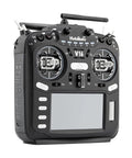 V16Max ELRS CNC Hall Gimbals Radio Transmitter With 16 Channels 2.4G Mode 2 for RC Drones, black with LED and controls.
