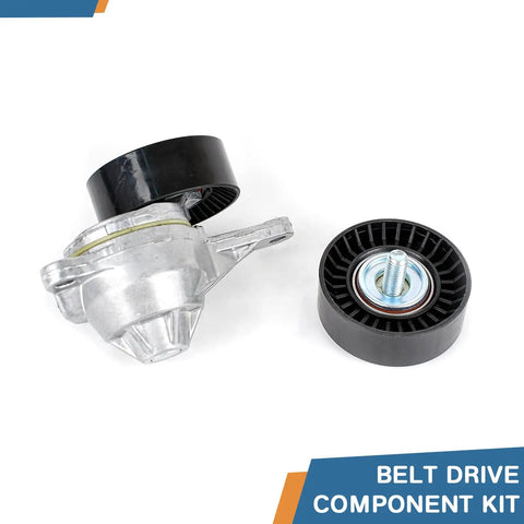 Idler Pulley And Serpentine Belt Tensioner Kit For Suzuki Grand Vitara SX4 2009 2010 2011 2012 2013 2.0L 2.4L L4 DIY Friendly