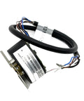 Front view of Incremental Rotary Servo Motor Encoder With Switch, model NH4-33LS65C7B, showing wires for CNC robotics automation.