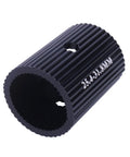 1 Pair Aluminum Alloy Bike Handlebar Stem Adapter 25.4mm To 31.8mm Conversion Shim Black cylinder shape