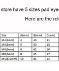 Diagram showing dimensions of pad eyes including M4 to M10 sizes with parameters; related to Ten Pack 316 Stainless Steel Pad Eye Deck Loops Three Eighths Inch Marine Tie Down Anchor Points For Bimini Tops Kayaks Canoes Rigging M5 Mount Holes Fit One Sixteenth To Three Eighths Inch Wire Rope.