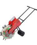 Portable Manual Seeder Spreaders Hand Push Roller Seeder With 8 Seed Plates Double Cylinder Planter And Fertilizer Applicator