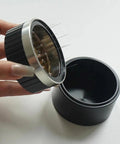 Next Level 58mm Coffee Distributor Needle With Solid Black Base Precision Gear Spin Drive displaying needle arrangement and black base.