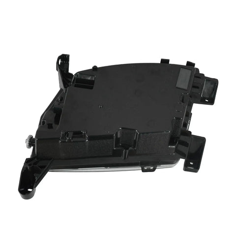 Slick Left Front Bumper Fog Lamp For Tesla Model S Clear Lens rear view, black plastic housing with bolt mounts.