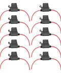 Heavy Duty Automotive Replacement Fuse Holders Waterproof Pvc Shell Top Shelf Electrical Connectors For Vehicle Wiring Systems Moisture Resistant And Built Tough To Handle Any Backroad Journey Or Beater Car Mod, pack of 10 fuses with red wires.