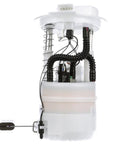 Straight Up Real Deal Oem Replacement Fuel Pump Module Assembly For Domestic Tanks Featuring Bullseye Float Readings And Hassle Free Electrical Hookups, side view showing internal components and float sensor.
