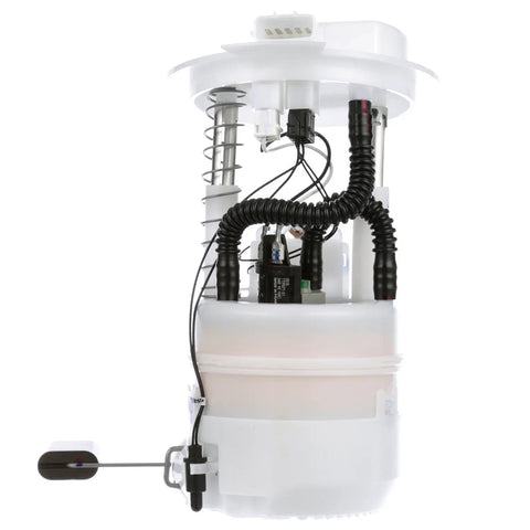 Straight Up Real Deal Oem Replacement Fuel Pump Module Assembly For Domestic Tanks Featuring Bullseye Float Readings And Hassle Free Electrical Hookups, side view showing internal components and float sensor.