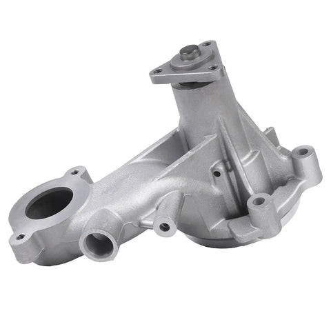 Engine Water Pump With Gasket Kit For 2011-2020 Ford F150 5.0L V8 And Mustang 5.0L 5.2L V8 close-up view of aluminum housing.