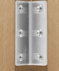Heavy Duty Stainless Steel Corner Brackets 8 Pack L Shaped 90 Degree Angle Braces For Furniture Wood Cabinet And Shelf Support
