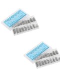 Stainless Steel Watch Link Pins Kit 2-Pack Cotter Spring Bars Set For 6 To 23mm Bands, 18 Sizes With 360 Pieces, DIY Repair, Easy Strap Fix For Daily Watch Band Maintenance. Two plastic cases with assorted steel watch band pins.
