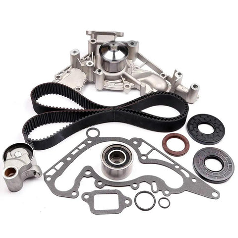 Premium Timing Belt Kit With Water Pump Hella Durable For Lexus Gs400 Gs430 Gx470 Ls400 Ls430 Lx470 Sc400 Sc430 And Toyota 4runner Original Fitment Keeps Your Rig Running Smooth Daily