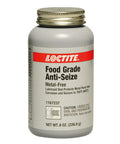 Food Grade White Anti-Seize Lubricant LB 8014, 8 Oz Brush Top Can, Minus 20 Degree F To 750 Degree F Temperature Range, Metal Free Formula