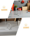 No Fuss Setup Fire Sprinkler Head Protector Cage Cover Clamps Fast Without Any Tools, steel, secure and stable, on a workbench.