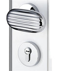 Durable Zinc Alloy Door Lock For Indoor Bedroom Use With Silent Operation And Gold Split Doorknob Hardware, Easy Install, Smooth Latch