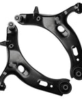 2 Front Lower Control Arms With Ball Joints Kit For 2010 To 2014 Subaru Outback And Legacy, Beefed Up Front Suspension Replacement, Bolt On, Heavy Duty, Durable Ride, black steel
