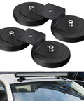 Beefy Universal Magnetic Base Light Bar Mounts With Rubber Boot for LED Pod Work Lights on vehicle roof