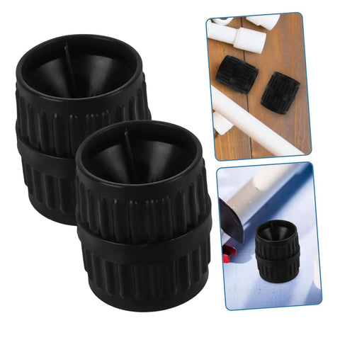 Two Piece Tubing Reamer Tool For Deburring Inner And Outer Chamfering Portable Plumbing Reamer Set For Copper Pipes with black finish