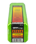 Package of E7014 Welding Rod 1/8 Inch, 10 Pound All Position Arc Stick in green wrapping with label details.