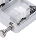 Close-up view of Heavy Duty Soldering Clamp with Slip Free Ceramic Jaws And Adjustable Wire Welding Fixture featuring 11mm opening.
