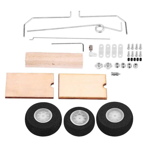 Durable Aircraft Wheel Kit With Lightweight Design And Dope Look For DIY Fixed Wing RC Planes Beginner Friendly Landing Gear With Easy Install And Low Assembly Burden