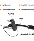 Automatic Transmission Gear Lever With Connector Replacement For F350 F450 F550 5C3Z7210AAA, plastic and iron
