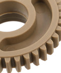 Beefed Up Replacement Gear For Electric Cup Sealing Machines Made From Durable Plastic, Helps Prevent Leaks And Spills, Stable Performance For Beverage Service, Easy Install And Long Lasting Wear, beige plastic gear close-up
