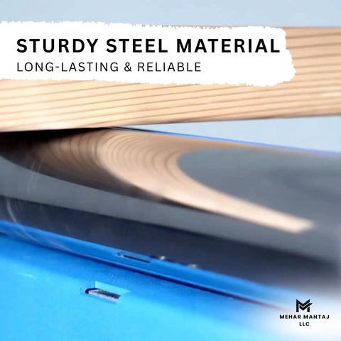 Heavy Duty Folding Roller Stand With Adjustable Steel Support Smooth Roller Anti Slip Base And 60kg Load Capacity Portable Foldable Pro Grade Work Stand For Woodworking Sawing DIY Projects And Garage Use close-up of steel roller