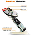 Side view of Electric Fuel Pump Assembly For 1996 2000 Honda Civic 1.6L, 1997 2000 Acura EL 1.6L, And 1996 2001 Acura Integra 1.6L D16 Gas