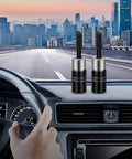 All In One Windshield Repair Kit For Chips And Cracks Glass Repair Liquid Included on car dashboard with city view