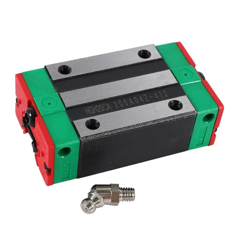 Built Right Heavy Duty Steel Linear Motion Guide Sliders 2Pcs 20Mm Hgh20Ca Rail Blocks with precision design for smooth gliding.