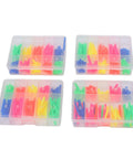 Snazzy 600 Pc Heat Shrink Tubing Kit With Colorful Wire Insulation Sleeves And Storage Boxes For Electricians Diy Car Repair And Cable Wrapping Projects That Get You Back On The Road Fast. Four clear storage boxes with assorted heat shrink tubing