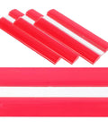 Clear Acrylic Self Adhesive Hinge Set Four Pack Adjustable Folding Hinges For Cabinets And Doors Easy Install No Fuss Furniture Hardware