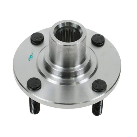 2 Piece Front Wheel Bearing And Hub Kit Set For 2002 2006 Lancer And 2000 2002 Mirage Direct Fit Beefed Up Replacement Front Wheel Hubs And Bearings Premium Quality Pair For Smooth Ride And Reliable Performance showing a single hub assembly