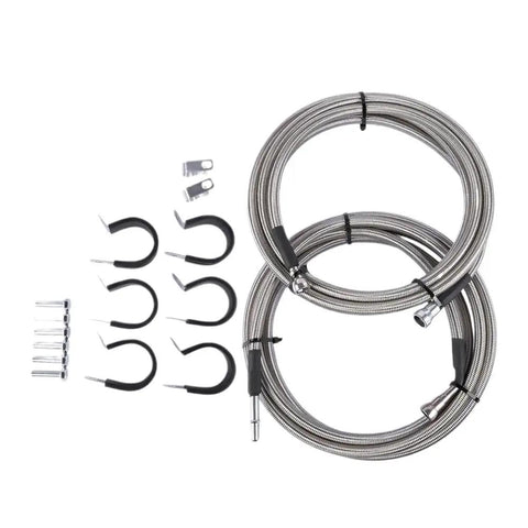 Ultimate Fuel Line Kit For Your Ride. Perfect Fitment Match For Cobalt Hhr Ion And G5 Models From 2005 Through 2010. Rock Solid QFF0015SS Replacement Part Designed To Upgrade Your AP02 Fuel System Setup Today., stainless steel fuel line kit with clamps and fittings for GM vehicles