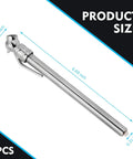 Two Pack Pencil Tire Pressure Gauge Set, Portable Stainless Steel Barometer Tire Gauge For Cars, Trucks, And SUVs, Slim On The Go, Accurate Readings, Durable Diagnostic Accessory For Safe Driving, 6.69 inch