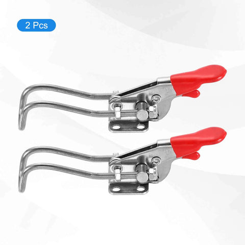 2 Pack Toggle Latch Clamp 40323 M5 X 42mm Quick Release Pull Latches 400lbs Holding Capacity 304 Stainless Steel Hasps For Smoker Lids Jigs Tool Boxes Cases And Doors, 2 pcs