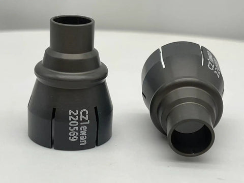 Two Pack 220569 Deflector For PMX 30 Plasma Cutting Torch Consumables OEM Style Replacement Part Kit Close-Up View