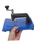 Adjustable Glass Cutting Tool Kit With Carbide Wheels For Stained Glass Mirror Metal And PVC Sheets DIY Enthusiasts And Pros On Site Smooth Chip Free Edges And Precise Circle Cutting, adjustable circle cutter on blue sheet