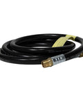 Coiled 5 Foot Propane Hose Extension With High Pressure 1/4 Inch Female Pipe Thread To 1/4 Inch Male Pipe Thread Brass Fittings