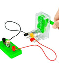 Hand operating generator in Hands On Electricity And Magnetism Science Kit For Middle School And High School Students With Nine Experiments To Explore Circuits Power And Magnetic Fields