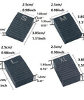 Top Tier Guitar Floating Tremolo Setup Block Set sizes S, M, L, XL, heavy duty plastic sliders for Floyd Rose Strat tuning.