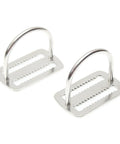 Weight Belt Keeper 316 Stainless Steel D Ring Serrated Slide Stopper For Locking Down Your Diving Gear And BCD Accessories 2 Pack