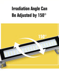 Beefy Heavy Duty CNC Machine Work Light LED 12W Uplight with IP67 Waterproof and Explosion Proof Build displaying 150° angle adjustment