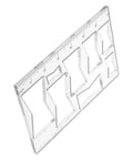 Top Shelf Bow Tie Router Template Plus Butterfly Inlay Guide Built For Real Deal Woodworkers Craving Dope Precision Seamless Routing, clear acrylic template with ruler.