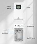 Hassle Free Wireless Remote Sensor Delivers Dead On Indoor Outdoor Temperature And Humidity Readings For Your Weather Station with LCD display.